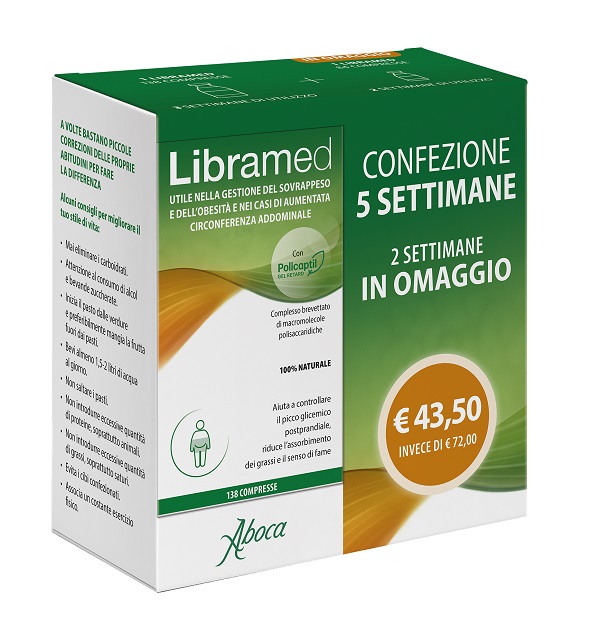 LIBRAMED TRATTAMENTO 5 SETTIMANE 138 + 84 COMPRESSE - pharmaonline24.it