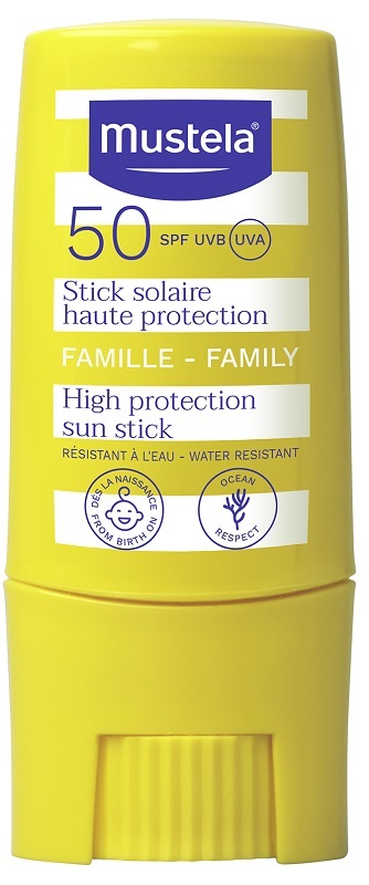 MUSTELA STICK SOLARE PROTEZIONE MOLTO ALTA SPF50 9 ML - pharmaonline24.it
