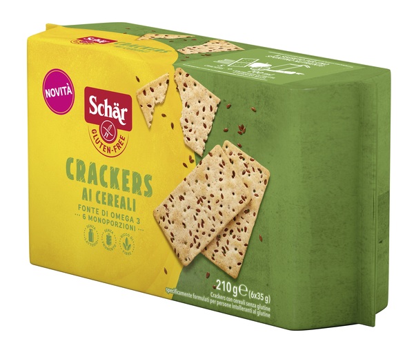 SCHAR CRACKERS CEREALI SENZA LATTOSIO 6 MONOPORZIONI DA 35 G - pharmaonline24.it