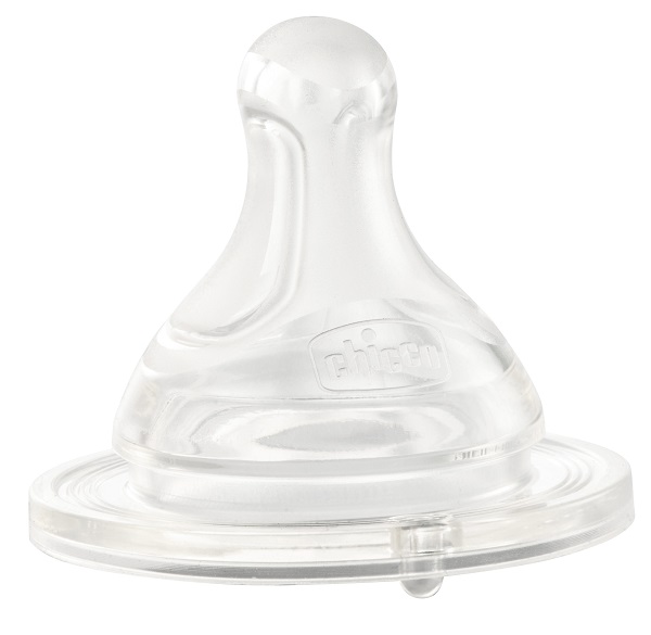CHICCO TETTARELLA PERFECT 5 4M IN SILICONE 3 FORI 2 PEZZI - pharmaonline24.it