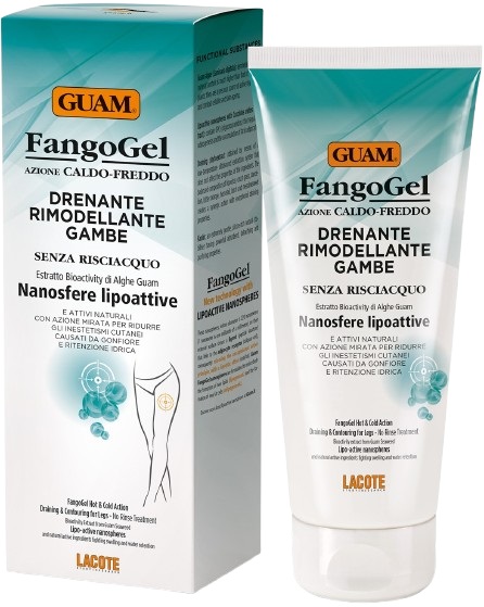 GUAM FANGOGEL DRENANTE RIMODELLANTE GAMBE 200 ML - pharmaonline24.it