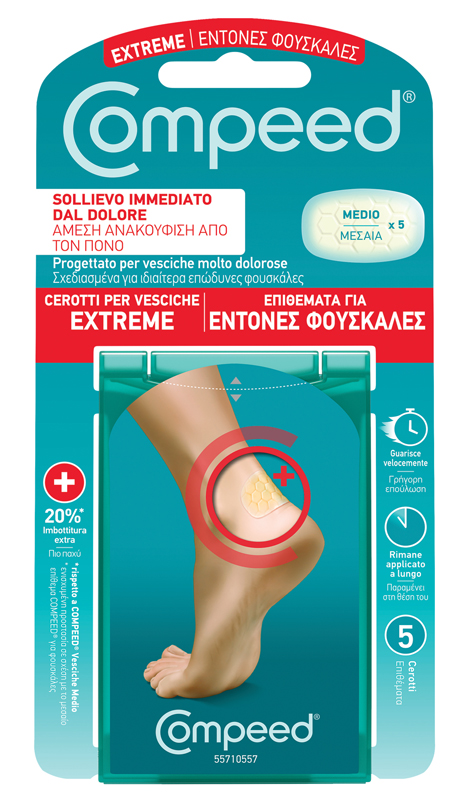 COMPEED CEROTTI PER VESCICHE EXTREME 5 PEZZI - pharmaonline24.it