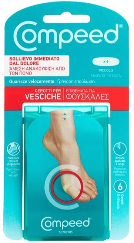 COMPEED CEROTTI PER VESCICHE PICCOLO 6 PEZZI - pharmaonline24.it