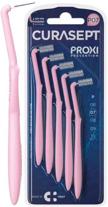 CURASEPT PROXI ANGLE P07 ROSA/PINK 5 PEZZI - pharmaonline24.it