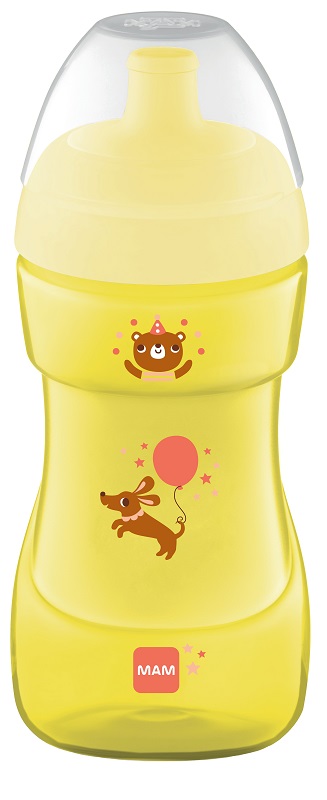 MAM TAZZA SPORTS 330 ML 12+ BECCUCCIO RIGIDO NEUTRO - pharmaonline24.it