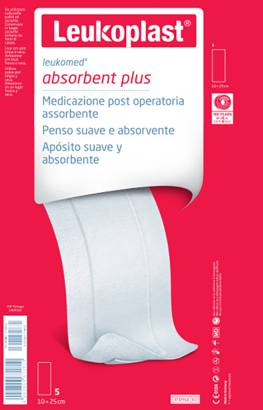 LEUKOMED MEDICAZIONE POST-OPERATORIA IN TESSUTO NON TESSUTO 10 X 25 CM - pharmaonline24.it