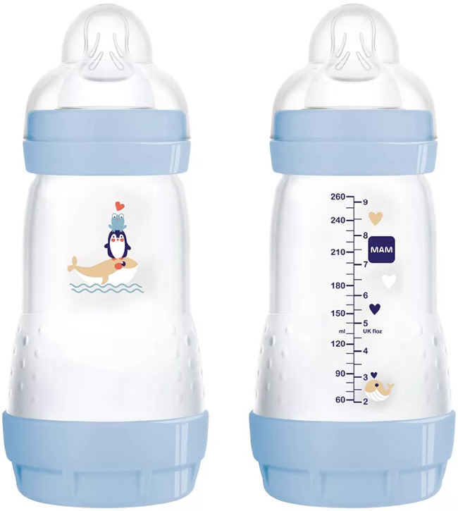 MAM BIBERON EASY START 260 ML 2+ TETTARELLA 2 MASCHIO - pharmaonline24.it