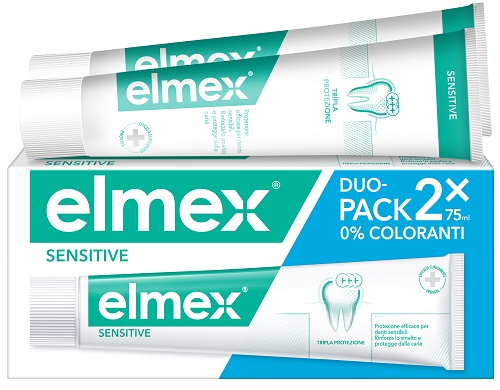 ELMEX SENSITIVE DENTIFRICIO BITUBO 2X75 ML - pharmaonline24.it