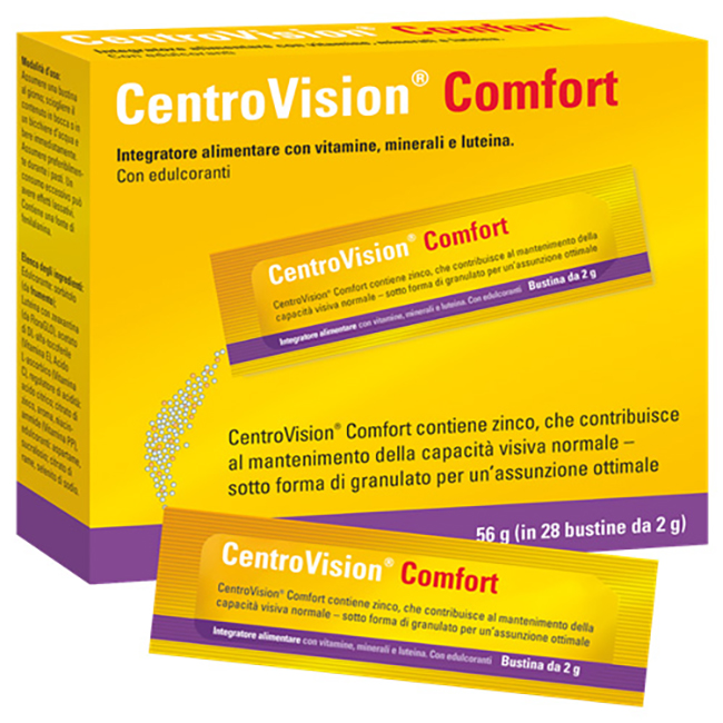CENTROVISION COMFORT 28 BUSTINE GUSTO ARANCIA - pharmaonline24.it