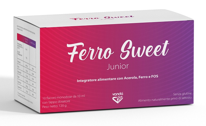 FERRO SWEET JUNIOR 10 FLACONCINI MONODOSE - pharmaonline24.it
