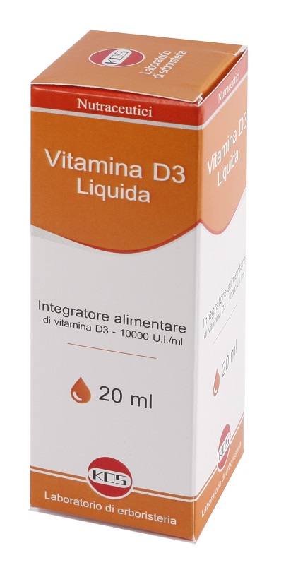VITAMINA D LIQUIDA 20 ML 10000UI/ML - pharmaonline24.it