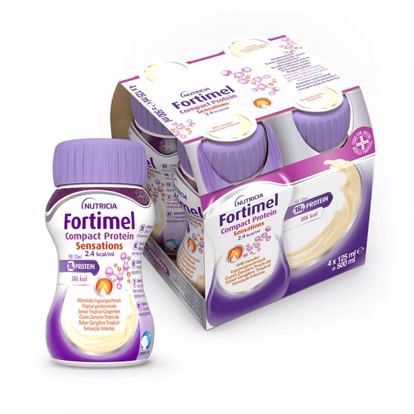 FORTIMEL COMPACT PROTEIN HOT TROPICAL ZENZERO 4 X 125 ML - pharmaonline24.it