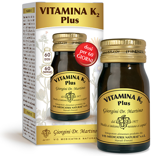 VITAMINA K2 PLUS 60 PASTIGLIE - pharmaonline24.it
