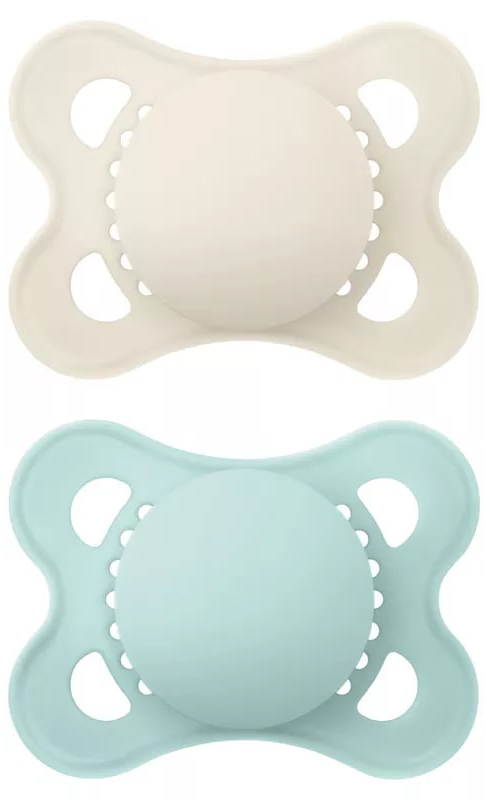 MAM SUCCHIETTO ORIGINAL 2-6 MESI SILICONE NEUTRO 2 PEZZI - pharmaonline24.it
