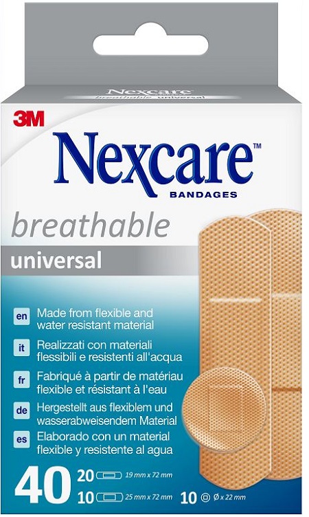 CEROTTO PREPARATO NEXCARE UNIVERSAL ASSORTITI 20 CEROTTO 19X72MM + 10 CEROTTO 25X72MM + 10 CEROTTO TONDI 22,5MM - pharmaonline24.it
