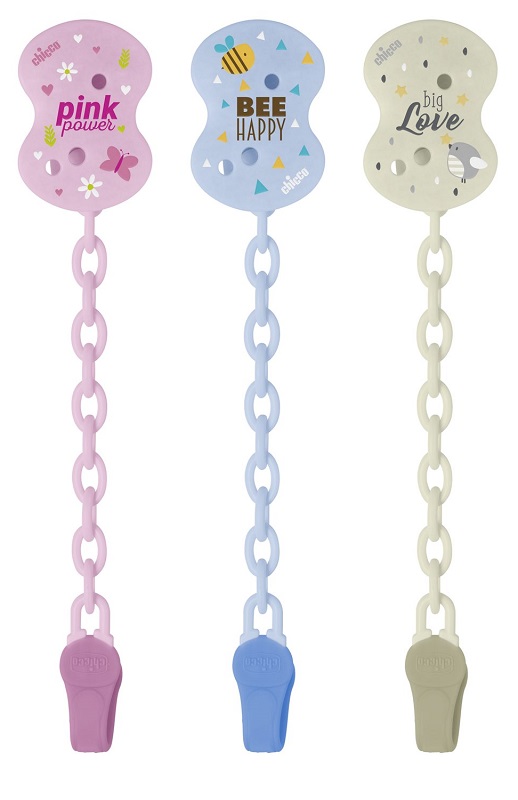 CHICCO CLIP CON CATENELLA MIXED COLORS NEW 2020 - pharmaonline24.it