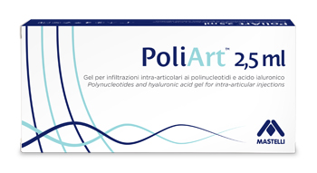 SIRINGA INTRA-ARTICOLARE PRERIEMPITA POLIART 2,5ML POLINUCLEOTIDI 10MG/ML E ACIDO IALURONICO 10MG/ML 2,5 ML - pharmaonline24.it