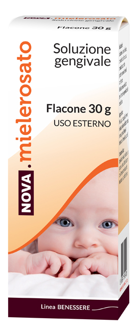 NOVA MIELEROSATO SOLUZIONE GENGIVALE 30 G - pharmaonline24.it