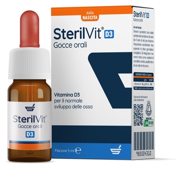 STERILVIT D3 GOCCE 5 ML - pharmaonline24.it