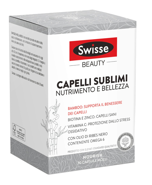 SWISSE CAPELLI SUBLIMI 30 CAPSULE - pharmaonline24.it