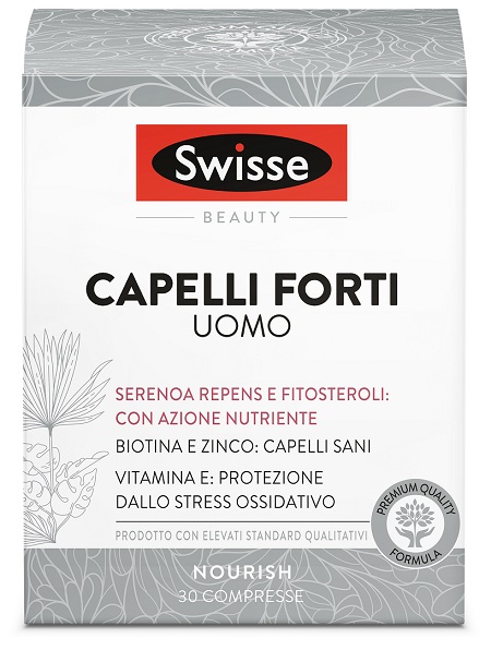 SWISSE CAPELLI FORTI UOMO 30 COMPRESSE - pharmaonline24.it