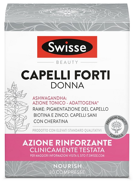 SWISSE CAPELLI FORTI DONNA 30 COMPRESSE - pharmaonline24.it