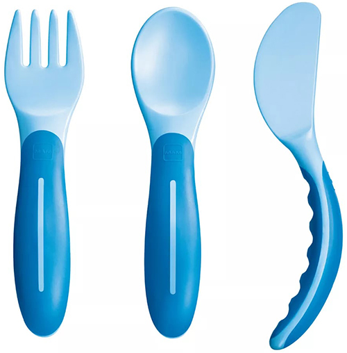 MAM BABYS CUTLERY 6+ MASCHIO - pharmaonline24.it