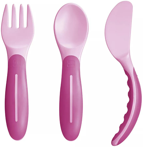 6AM BABYS CUTLERY 6+ FEMMINA - pharmaonline24.it