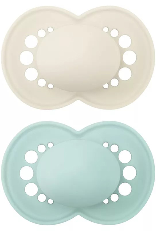 MAM SUCCHIETTO ORIGINAL NIGHT 16+ SILICONE NEUTRO 2 PEZZI - pharmaonline24.it