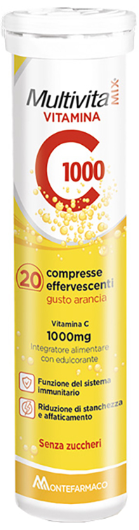 MULTIVITAMIX VIT C 1000 20 COMPRESSE EFFERVESCENTI - pharmaonline24.it
