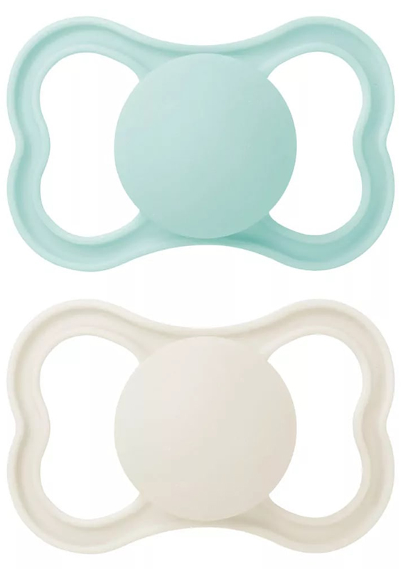 MAM AIR SUCCHIETTO 6+ MESI SILICONE NEUTRO 2 PEZZI - pharmaonline24.it