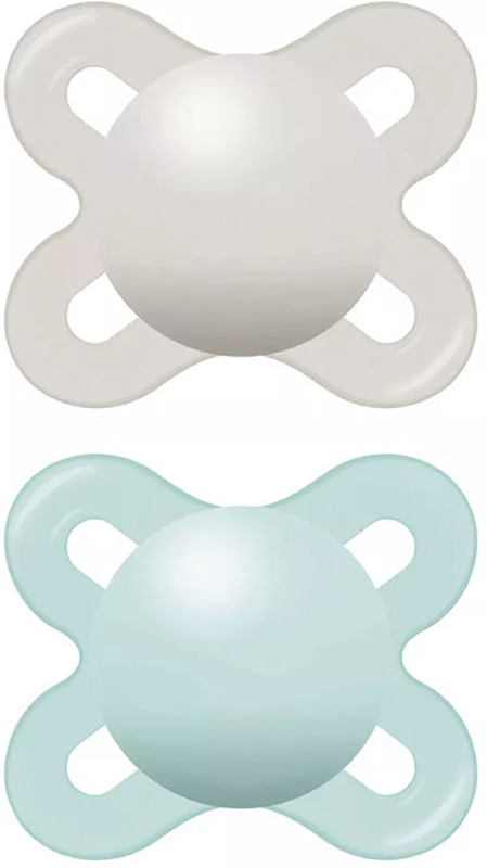 MAM SUCCHIETTO ORIGINAL START 0-2 MESI SILICONE NEUTRO 2 PEZZI - pharmaonline24.it