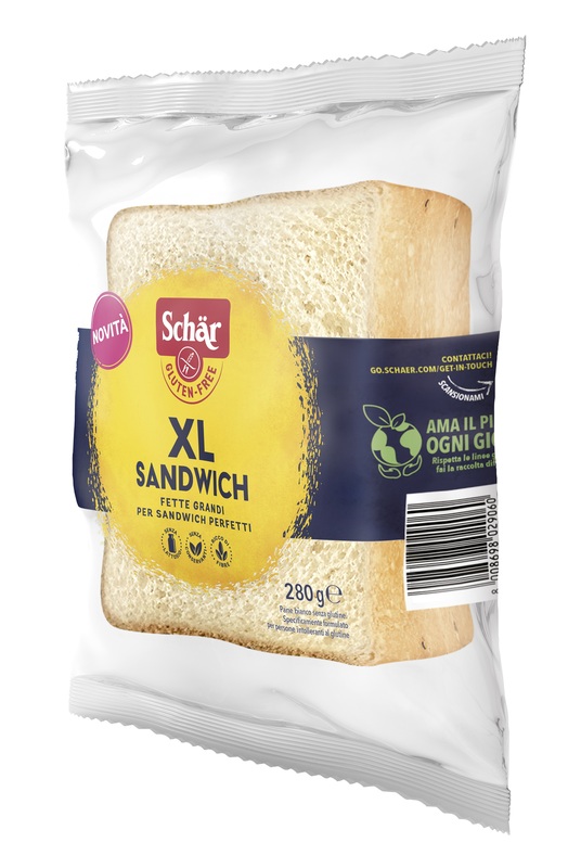 SCHAR XL SANDWICH PANE BIANCO SENZA LATTOSIO 280 G - pharmaonline24.it