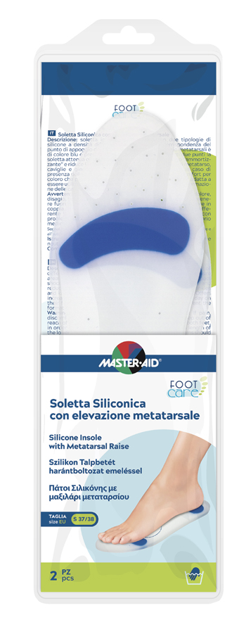 SOLETTA SILICONICA MASTER-AID FOOTCARE SMALL 37-38 METATARSO I4 - pharmaonline24.it
