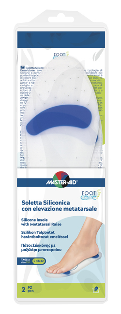 SOLETTA SILICONICA MASTER-AID FOOTCARE LARGE 41-42 METATARSO I6 - pharmaonline24.it