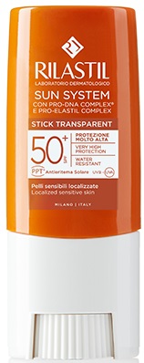 RILASTIL SUN SYSTEM PHOTO PROTECTION TERAPY SPF 50+ STICK TRASPARENTE 8,5 ML - pharmaonline24.it
