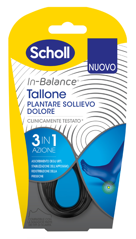 SCHOLL PLANTARE TALLONE L 2 PEZZI - pharmaonline24.it