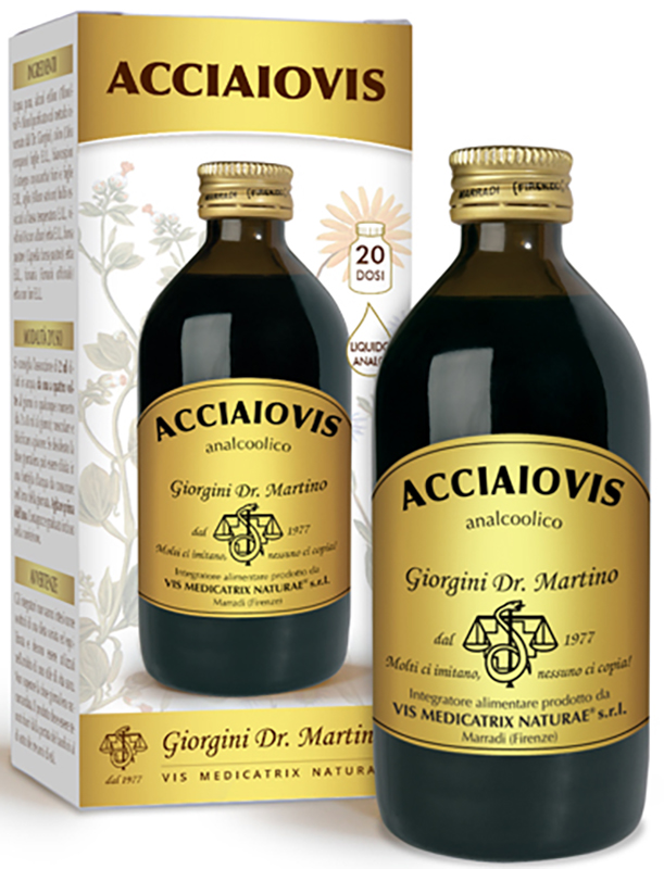 ACCIAIOVIS 200 ML LIQUIDO ANALCOLICO - pharmaonline24.it