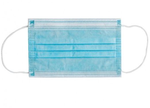 MASCHERINA CHIRURGICA FILTRANTE 98% 3 VELI TIPO IIR CON ELASTICI ADULTI AZZURRA 10 PEZZI - pharmaonline24.it