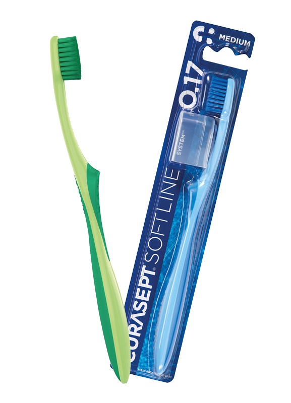 CURASEPT SPAZZOLINO MEDIUM 017 BIPACK - pharmaonline24.it