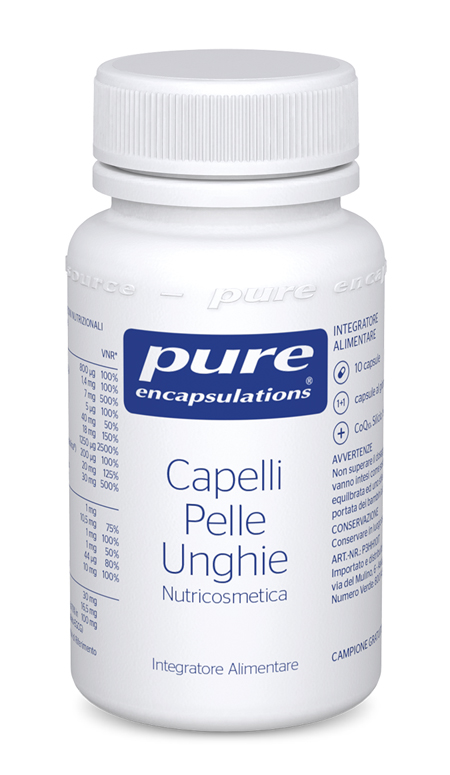PURE ENCAPSULATIONS CAPELLI PELLE UNGHIE 30 CAPSULE - pharmaonline24.it