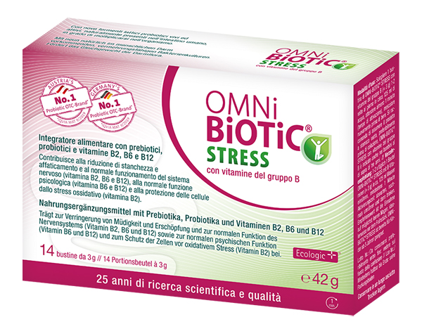 OMNI BIOTIC STRESS VITAMINE GRUPPO B 14 BUSTINE DA 3 G - pharmaonline24.it