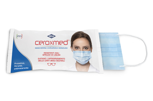 CEROXMED MASCHERA CHIRURGICA ANTIAPPANNAMENTO MONOUSO - pharmaonline24.it