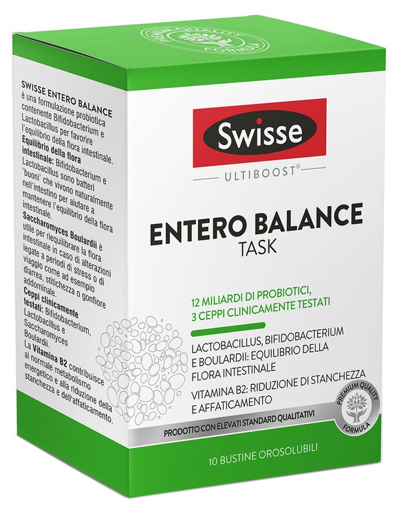 SWISSE ENTERO BALANCE VIAGGIO 10 BUSTINE - pharmaonline24.it