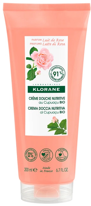 KLORANE CREMA DOCCIA LATTE DI ROSA 200 ML - pharmaonline24.it