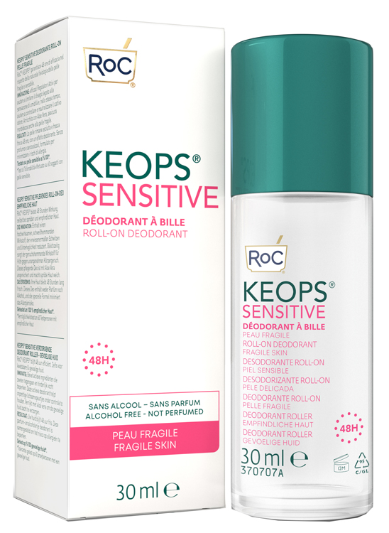 ROC KEOPS DEODORANTE ROLL-ON 48H SENSITIVE 30 ML - pharmaonline24.it