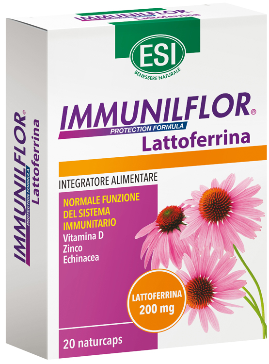 ESI IMMUNILFLOR LATTOFERRINA 20 NATURCAPS - pharmaonline24.it