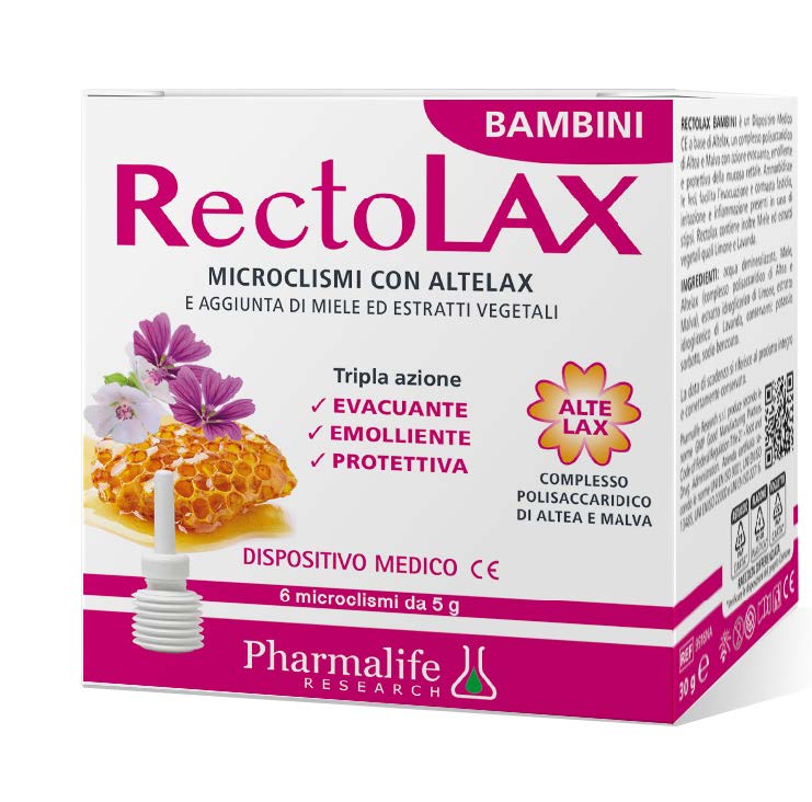 RECTOLAX BAMBINI MICROCLISMI 6 PEZZI DA 5 G - pharmaonline24.it