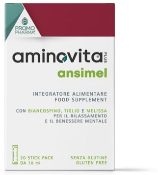 AMINOVITA PLUS ANSIMEL 20 STICK PACK - pharmaonline24.it