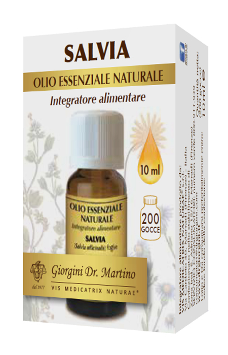 SALVIA OLIO ESSENZIALE NATURALE 10 ML - pharmaonline24.it